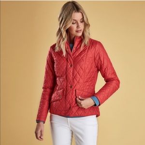 Barbour Flyweight Red Cavalry Quilted Coat